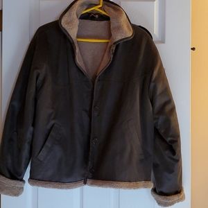 Reversible sherpa jacket LG
